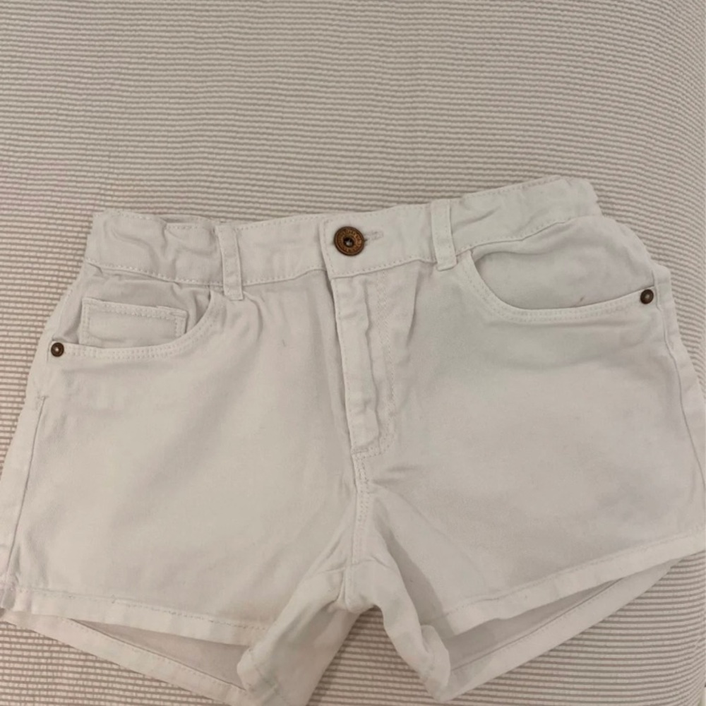 White denim shorts. Zara kids size 11-12